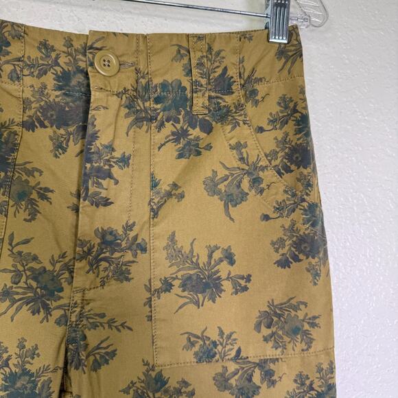 Sundance Pants Womens 2 Berenice Floral Everyday Straight Leg Boho Cottage NEW - Picture 6 of 12